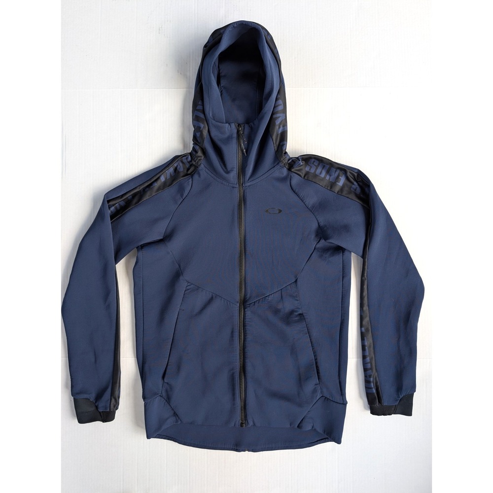 Oakley Enhance Synchronism Jacket 3.0 Size Small Blue Full Zip FOA400153